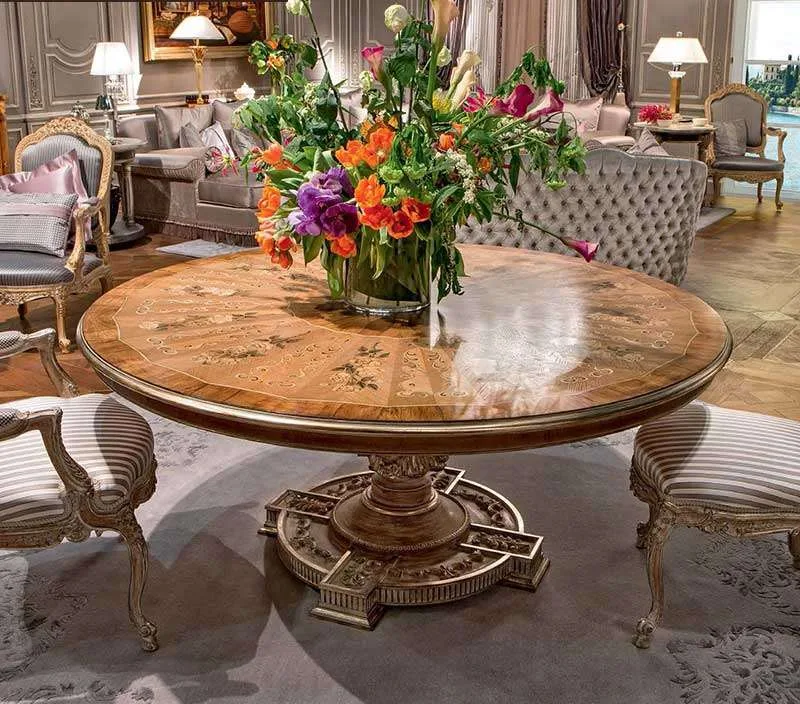 Dining tables Customize Your Classic Round Dining Table to Fit Your Style – Exclusive Design by OE-FASHION Bespoke Studio