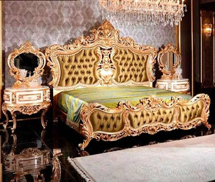 Stunning Wood Carved King Beds for Timeless Elegance