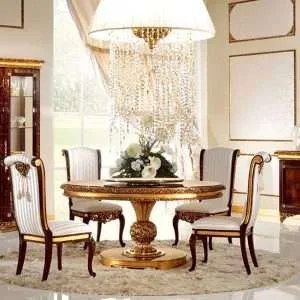 Luxury-wood-carved-round-dining-table-set-(1)