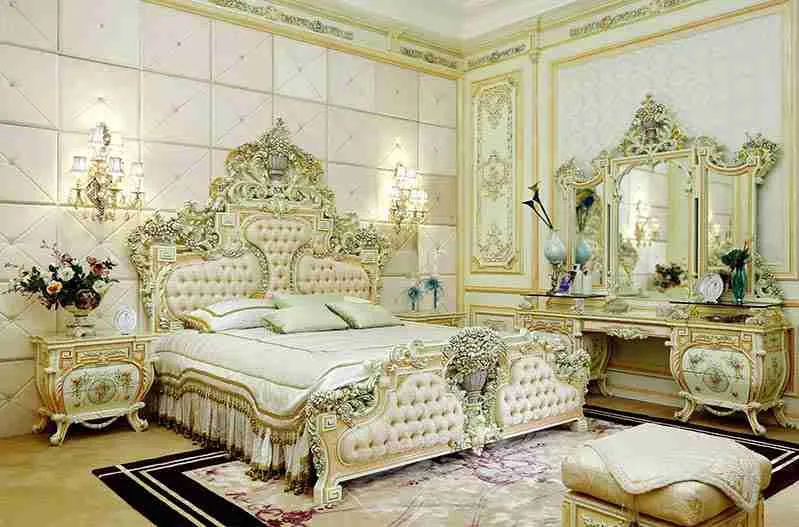 Luxury alaskan king bed craftsmanship close-up – Beds design
