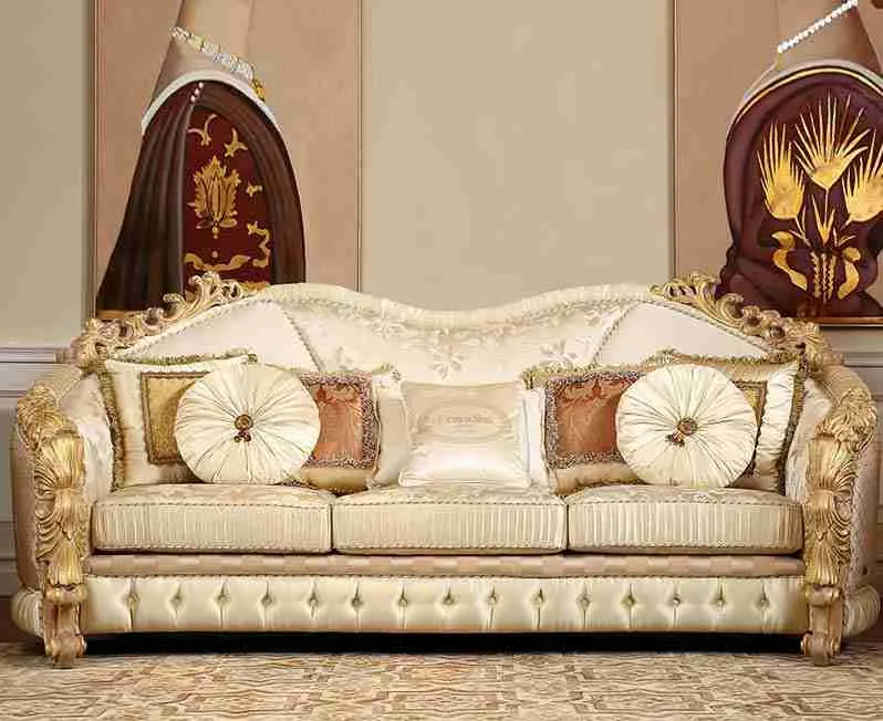Luxury beige couch for living room