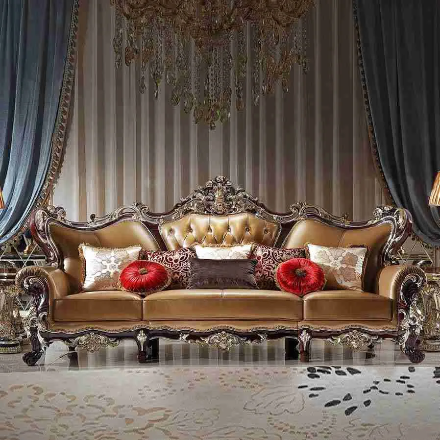 Luxury best leather sofa