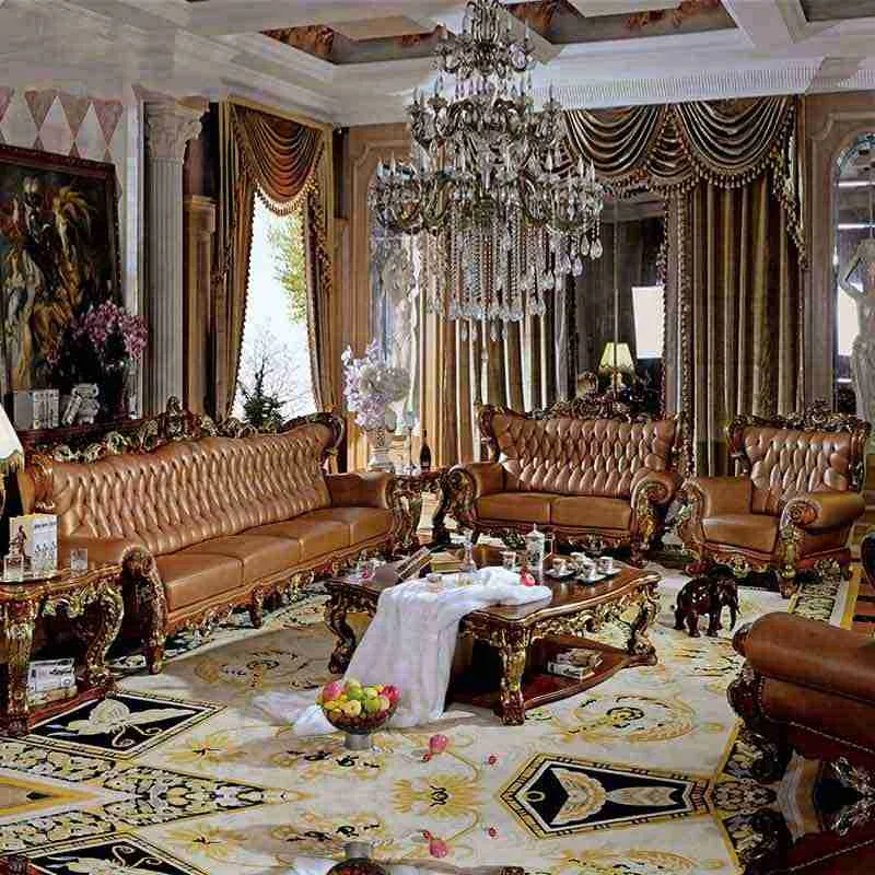 Luxury big brown sofa 4 Luxury big brown sofa - Image 4