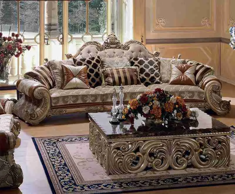 Luxury big grey sofa