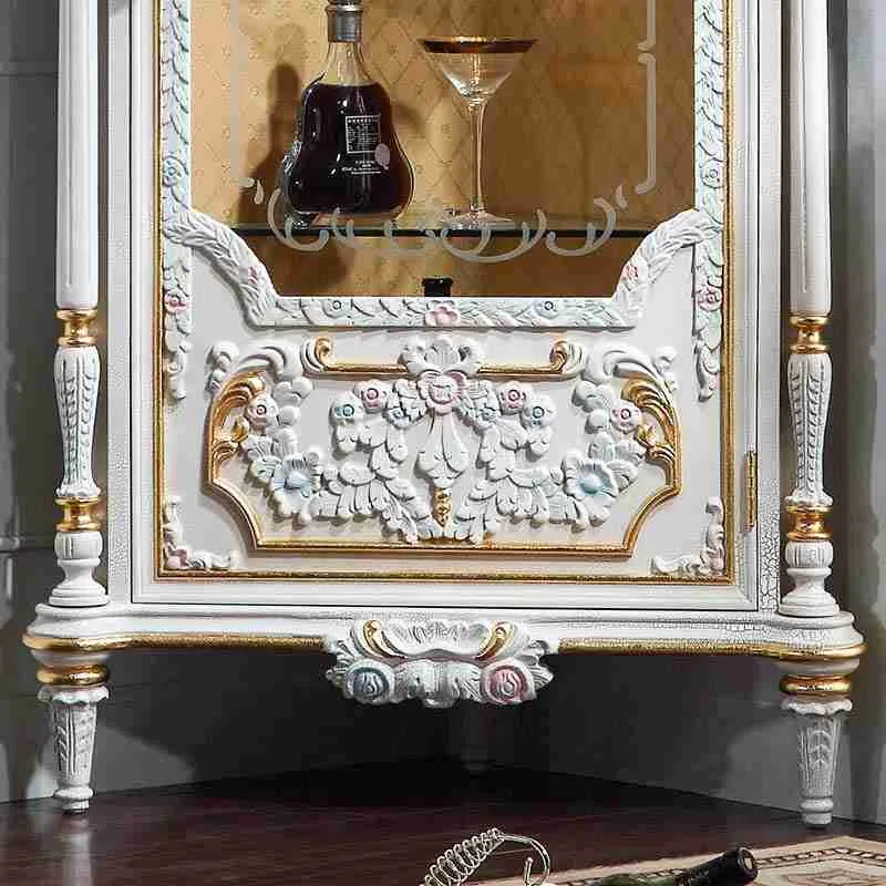 Vintage Corner Display Cabinet | Enhance Your Home Decor Today craftsmanship close-up – Display Cabinets design