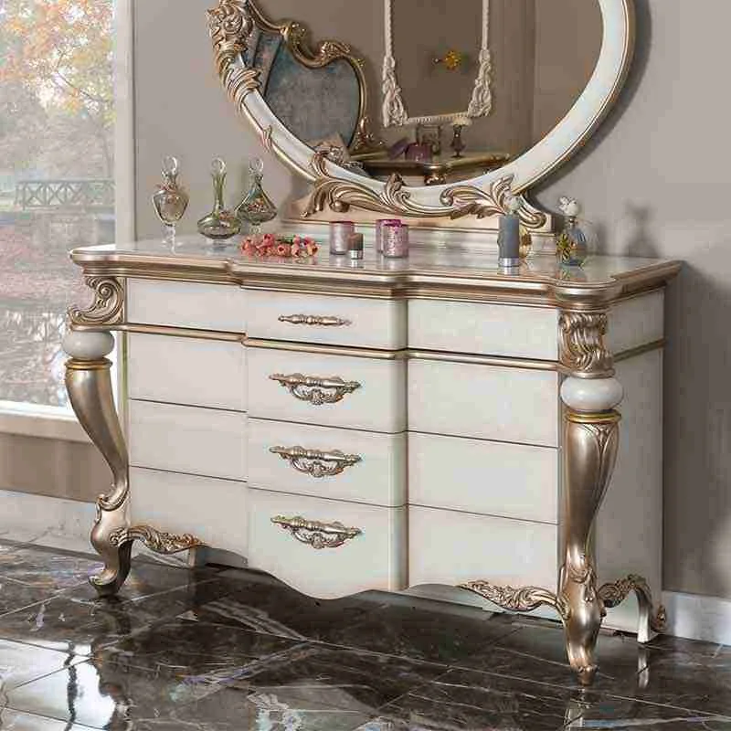 Antique French Vanity Table | Transform Your Bedroom Retreat detail view – Dresser tables design