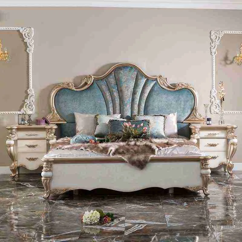 Antique French Style Bed Frame | Timeless Bedroom Elegance