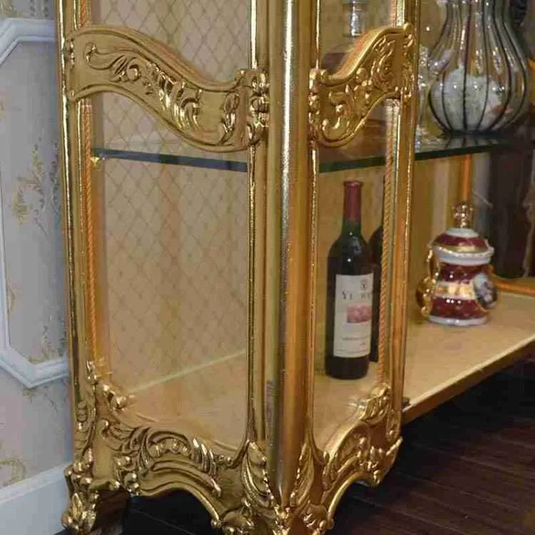 Vintage Gold Glass Display Cabinets | Showcase Your Collectibles - Image 4