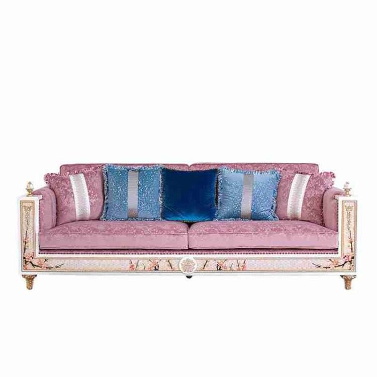 Stunning Pink Victorian Sofa | Elevate Your Space Today