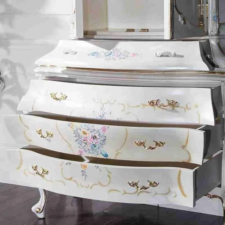 Stylish White French Armoire | Beauty and Functionality - Image 3