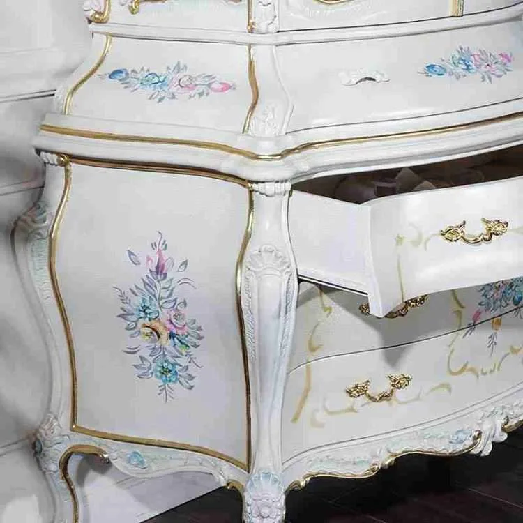 Stylish White French Armoire | Beauty and Functionality - Image 4