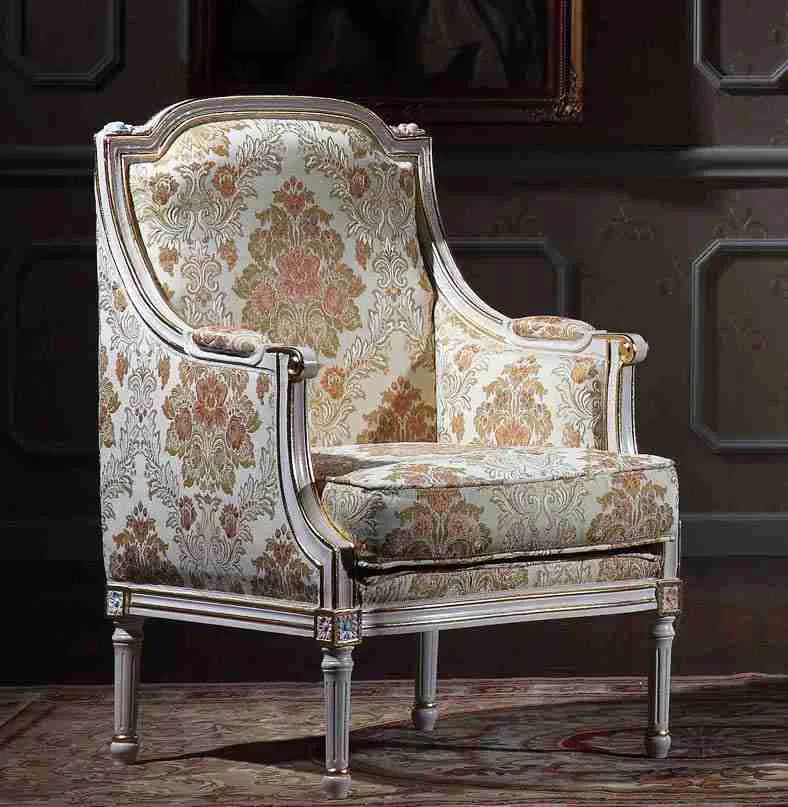 Neoclassical Parcel-Gilt Armchair