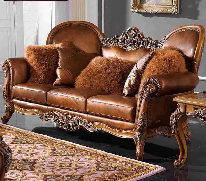 Vintage Dark Brown Leather Couches | Timeless Elegance Awaits