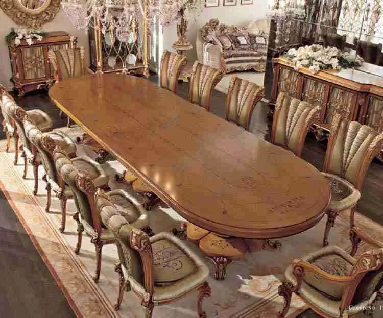 Luxury dining table for 12 seater