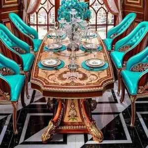 Custom Traditional Dining Table Set for 8 | Order Today