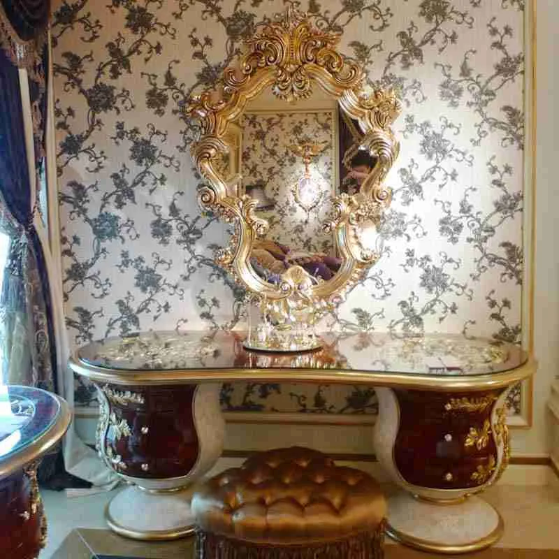 Luxury dressing table with drawers