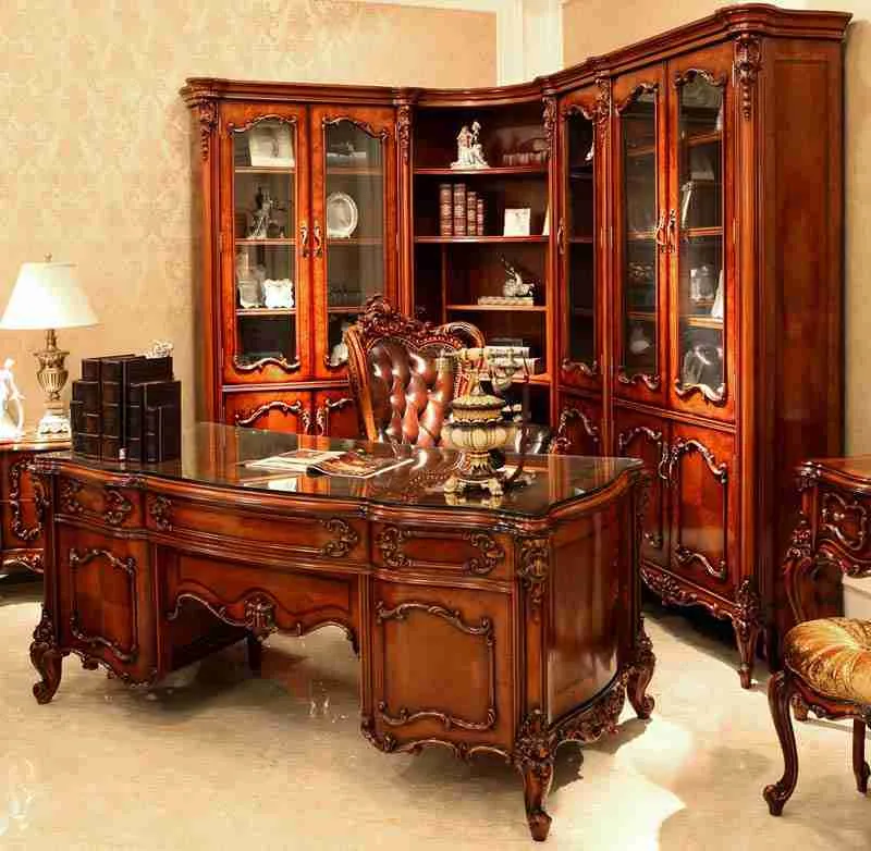 Rococo-Style Executive Desk