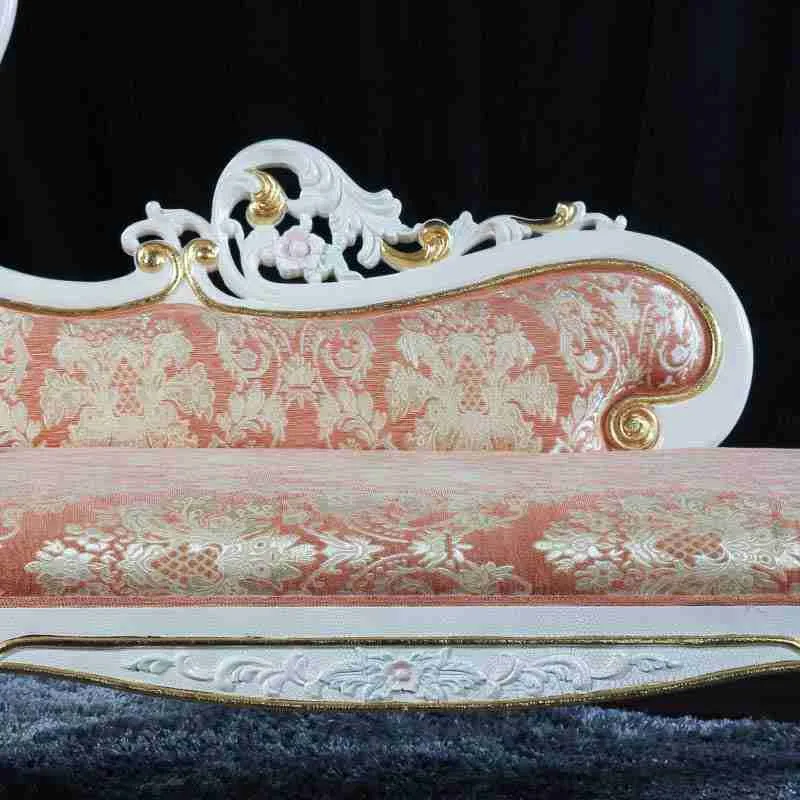 Rococo Floral Chaise Longue material texture – Accent Chairs design