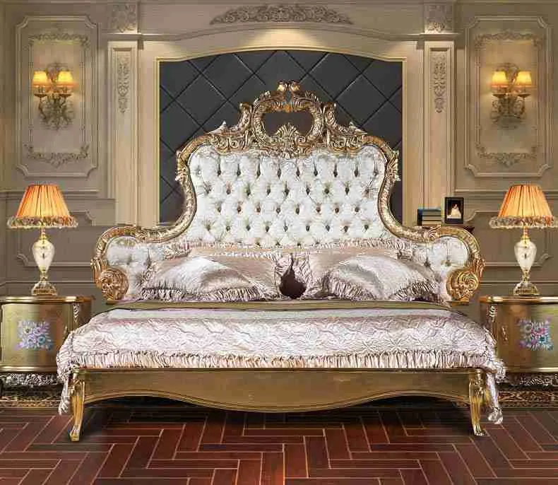 Transform Your Bedroom with Our Classic High Headboard Platform Bed Elevate your sleeping space with our stunning classic
