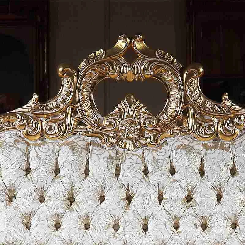 Baroque Gold-Leaf Bed material texture – Beds design
