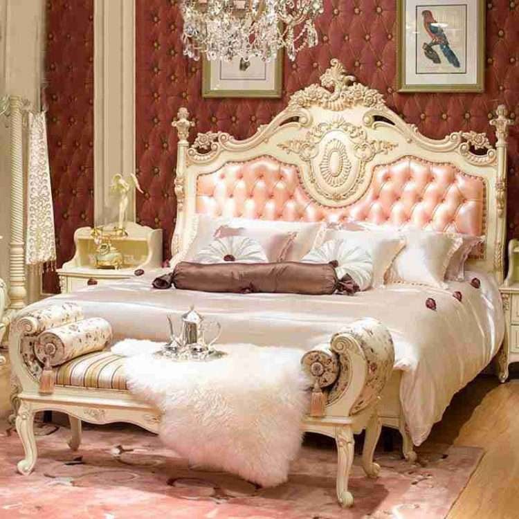 Luxury girls pink bed