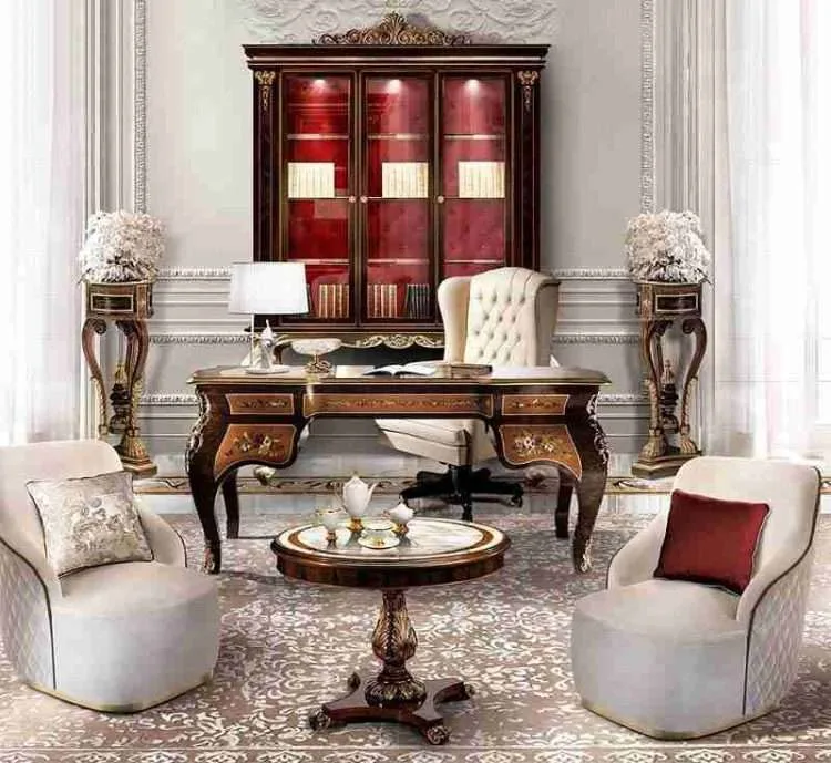 Luxury home office computer desk - Image 5