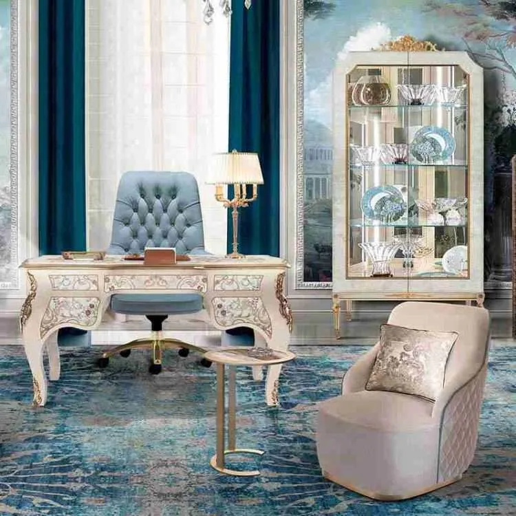 Handcrafted Ergonomic Desk Chair for Luxurious Comfort - Image 4