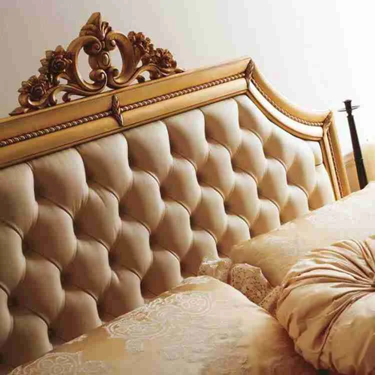 Luxury kid bed with solid wood craftsmanship close-up – Beds design