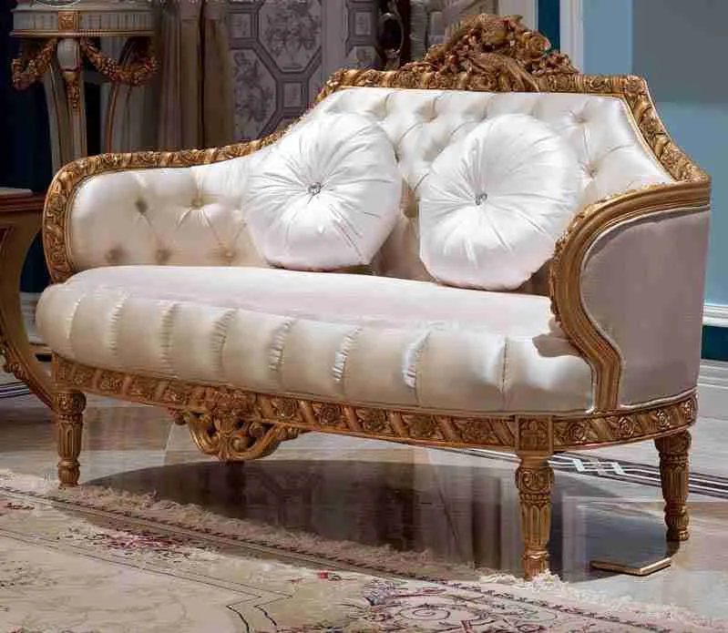 Luxury living room couch and loveseat