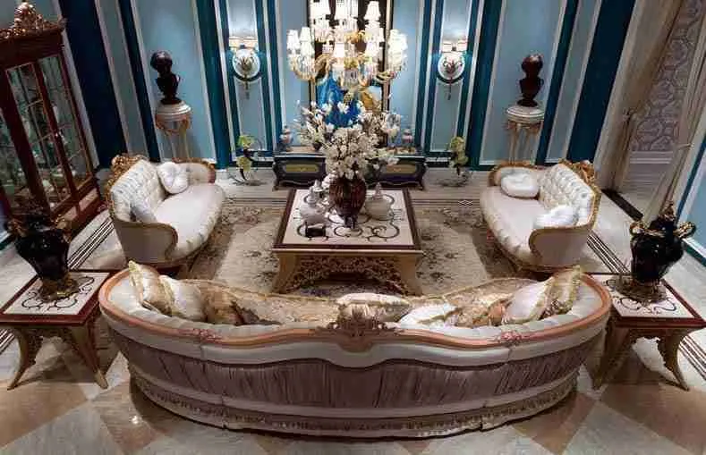Luxury living room couch and loveseat craftsmanship close-up – Sofas & Couchs design
