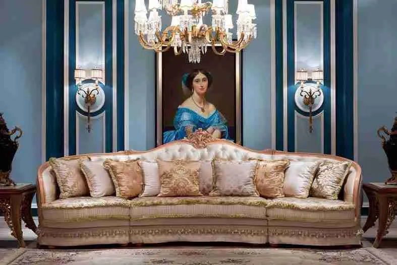 Luxury living room couch and loveseat detail view – Sofas & Couchs design