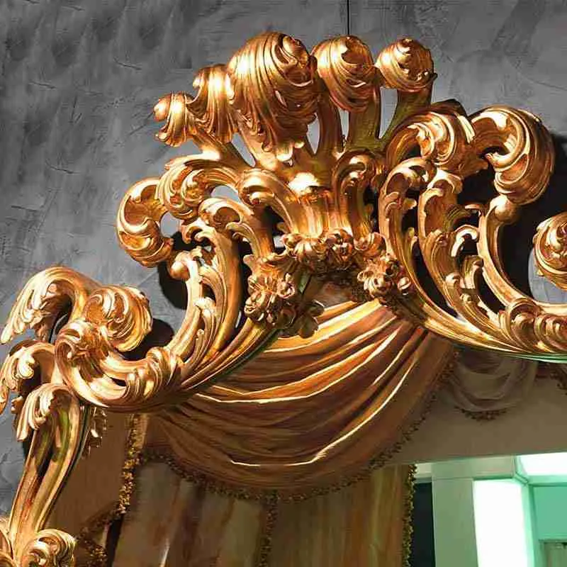 Luxury mirrored console table detail view – Console tables design