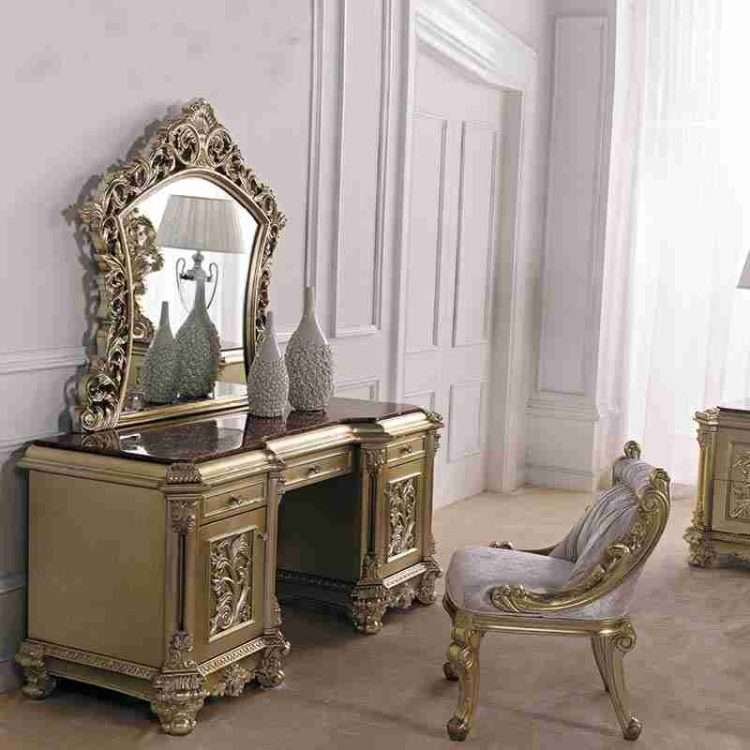 Luxury mirrored dressing table 1