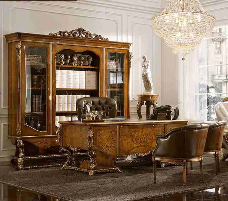 Architectural Marquetry Executive Office Suite