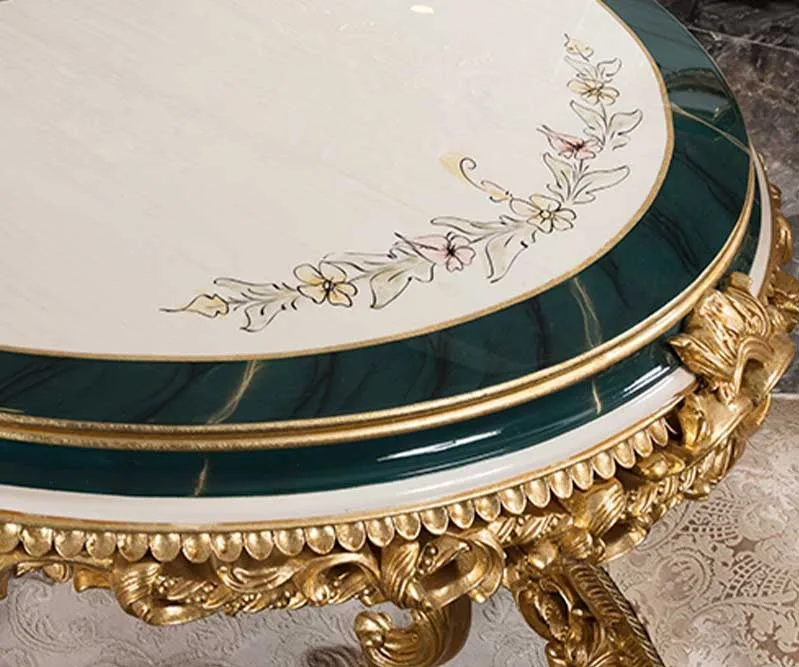 Custom Vintage Oval Dining Table for 8 material texture – Dining tables design