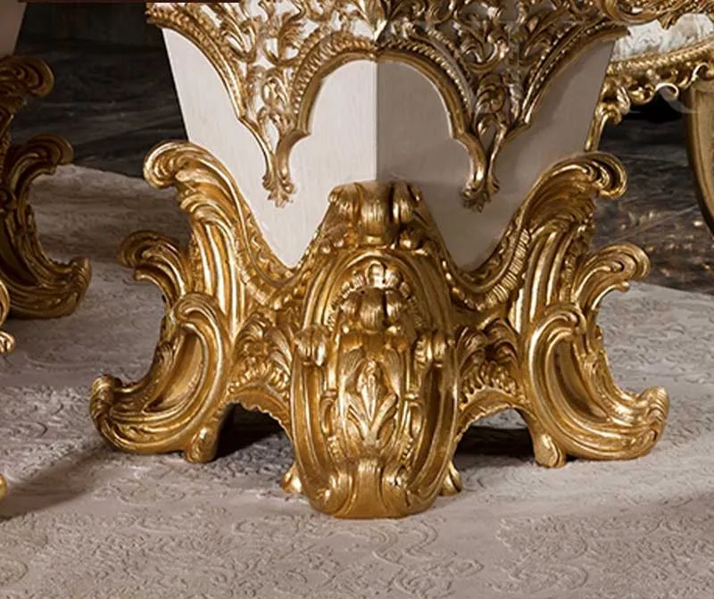 Custom Vintage Oval Dining Table for 8 craftsmanship close-up – Dining tables design