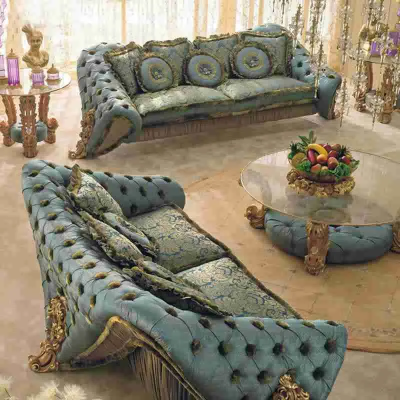 Luxury pattern fabric sofas