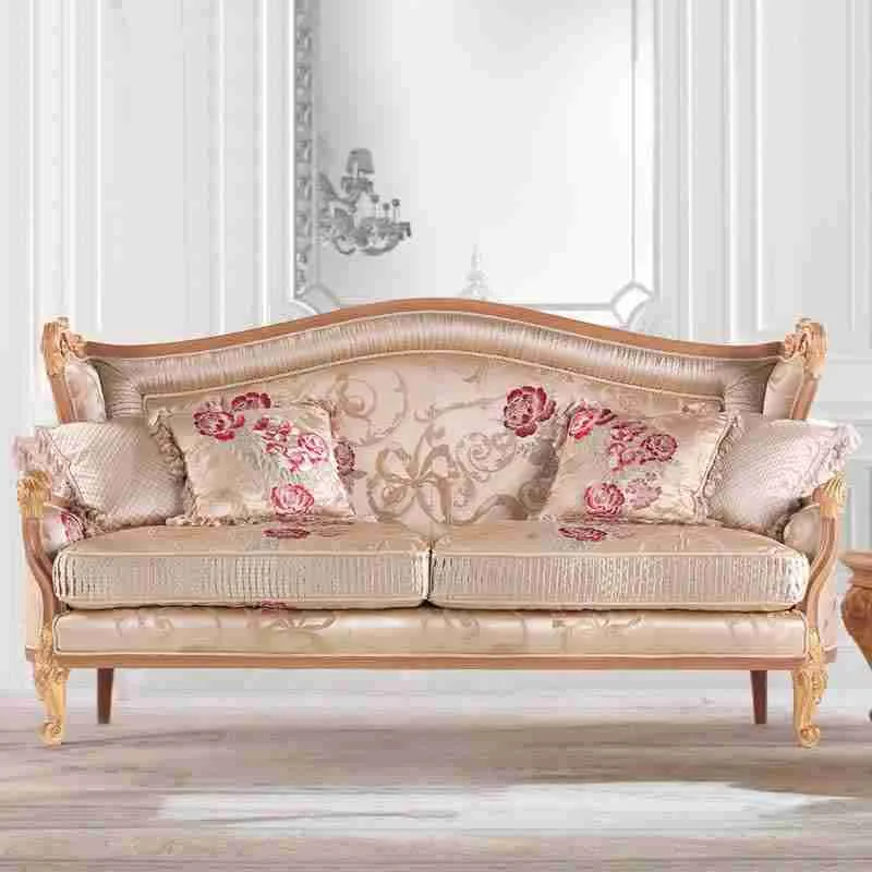 French Provincial Floral Sofa
