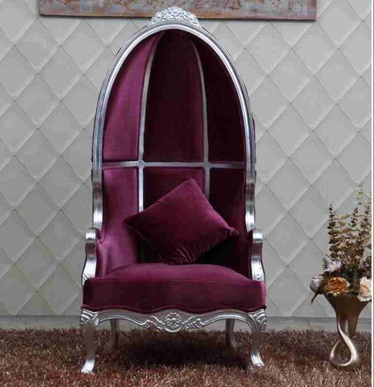 Luxury purple chair