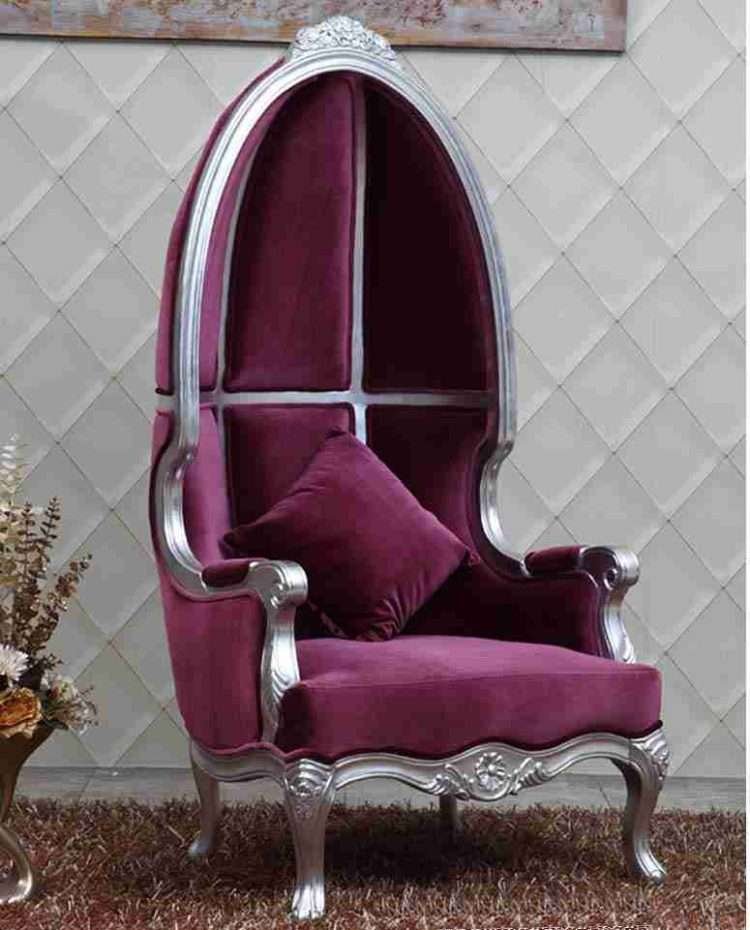 Luxury purple chair 2