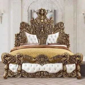 Elegant Royal Queen Bed: Transform Your Bedroom Today