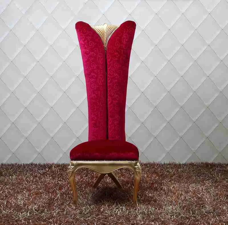 Luxury red chair for bedroom