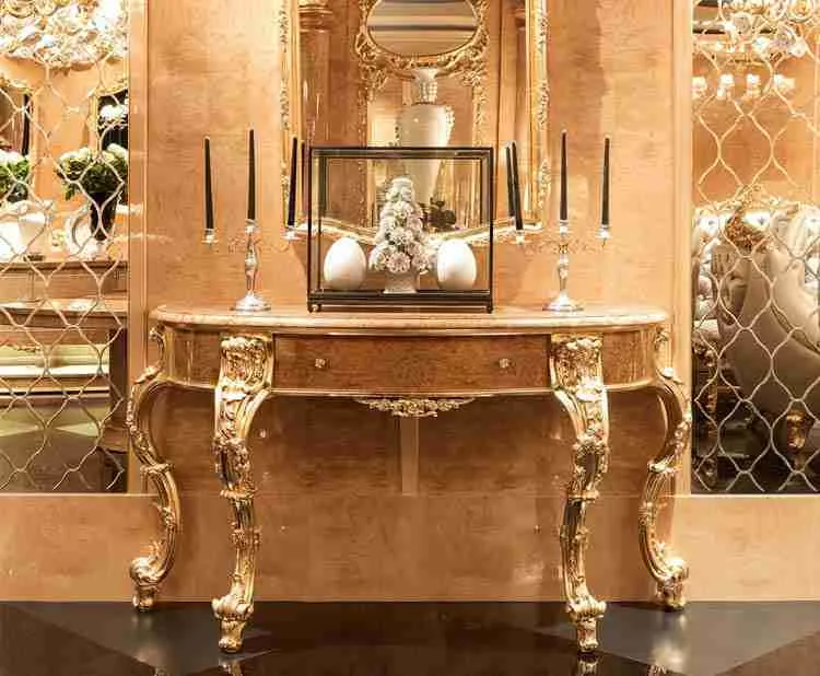 Luxury small console table for hallway