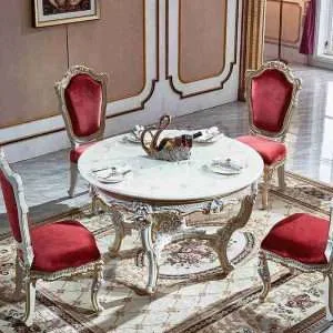 Vintage Round Dining Table Sets | Elevate Your Dining Experience