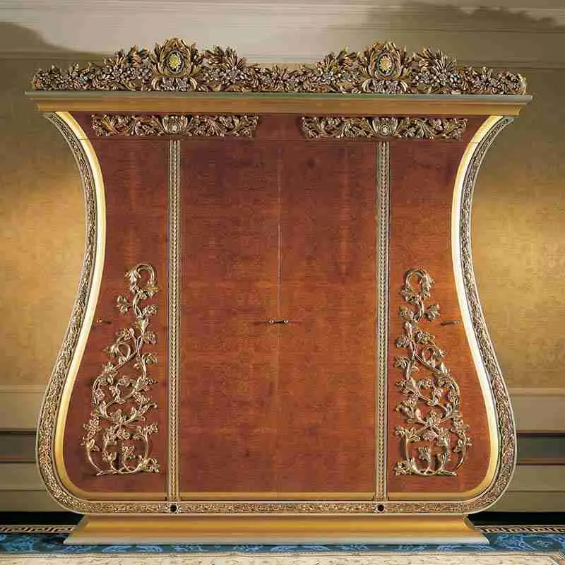 Luxury solid wood wardrobe closet