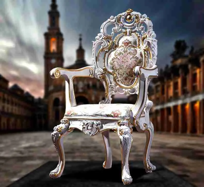 Vintage French Style Dining Chair with Arms | Elevate Your Experience