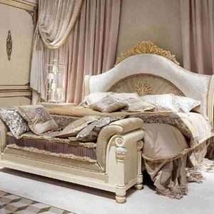 Luxury velvet bed frame queen size