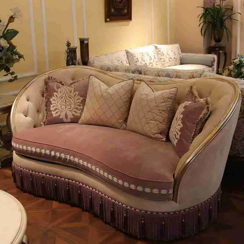 Luxury velvet couch