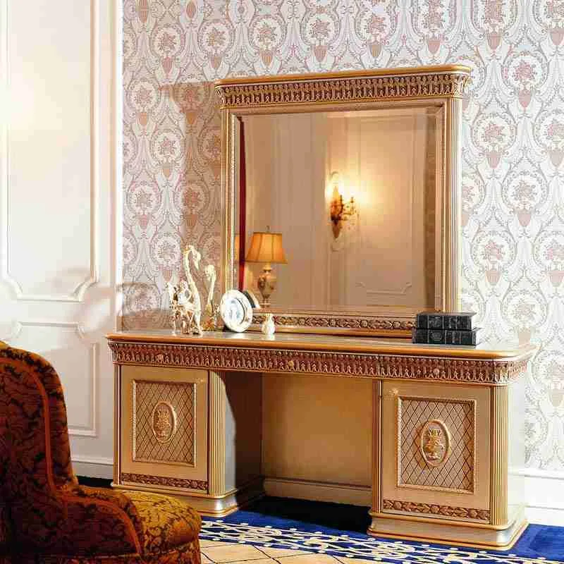 Dresser tables Luxury vintage dressing table with mirror – Exclusive Design by OE-FASHION Bespoke Studio