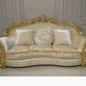 Bespoke Vintage Sofas with Gold Leaf Accents | Shop Luxury